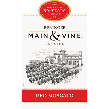Beringer Main & Vine Red Moscato California - 1.5L