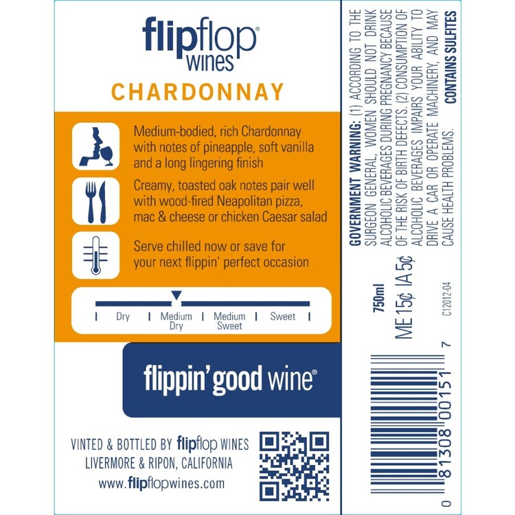 Flipflop Chardonnay California - 750ML