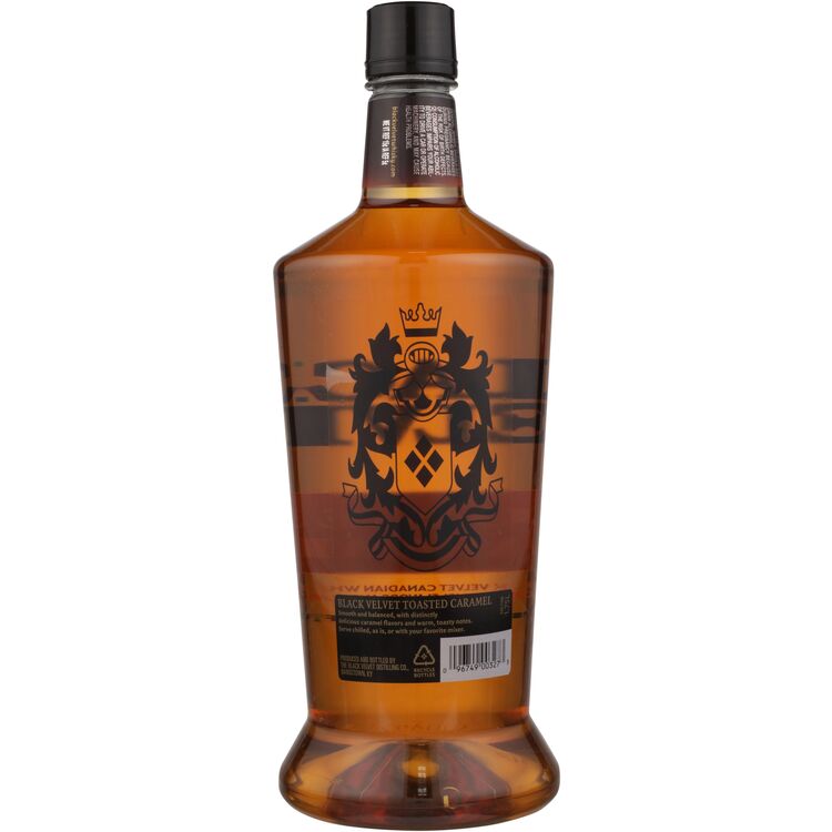 Black Velvet Toasted Caramel Flavored Whisky 70 - 1.75L - Back