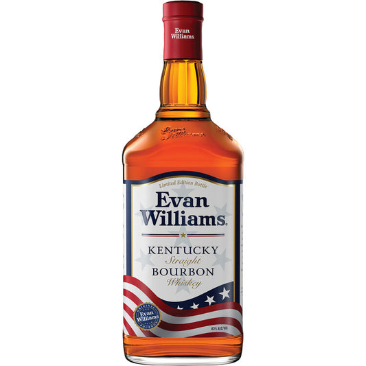 Evan Williams Straight Bourbon American 86 - 1.75L - Front