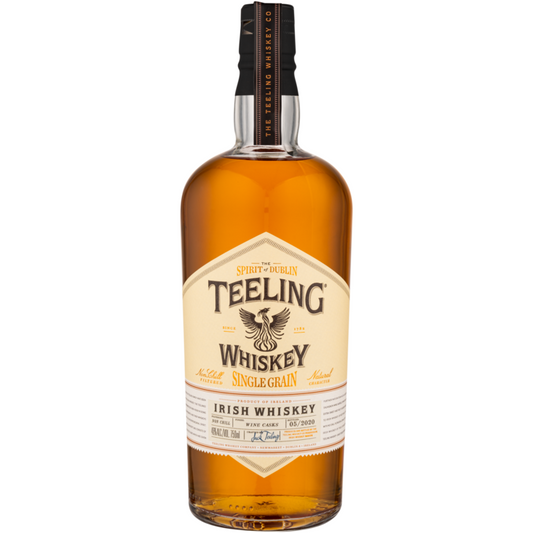 Teeling Single Grain Irish Whiskey 5 Yr 92 W/ Tubes - 750ML - Front