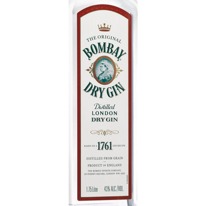 Bombay London Dry Gin 86 - 1.75L