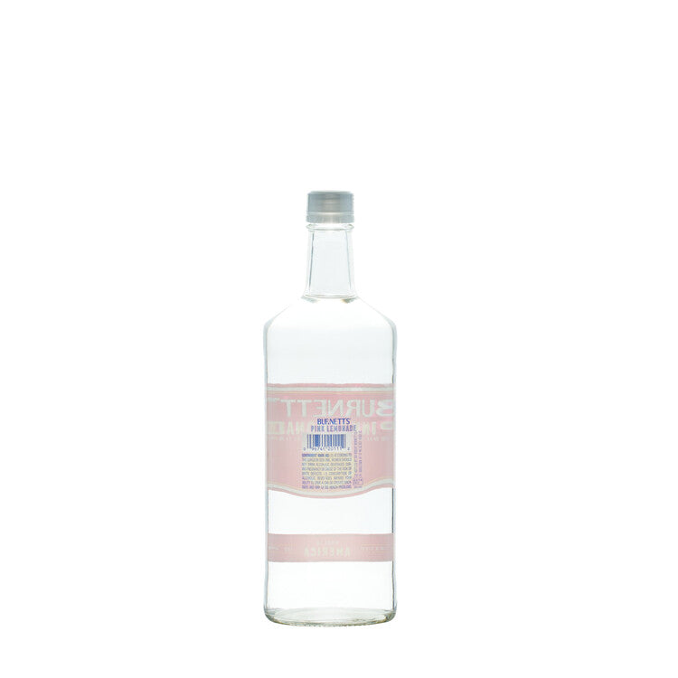 Burnett's Pink Lemonade Flavored Vodka 60 - 750ML - Back