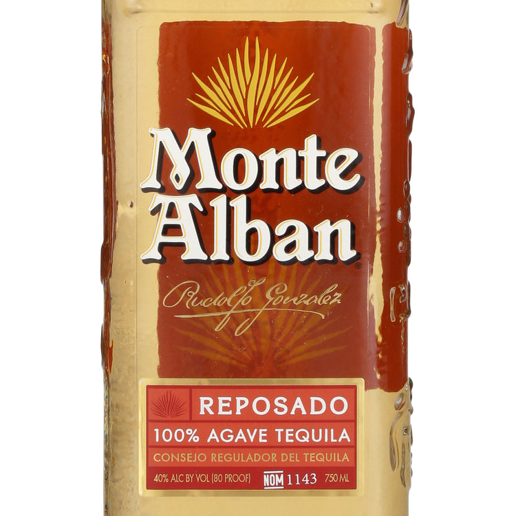 Monte Alban Tequila Reposado 80 - 750ML - Front Label