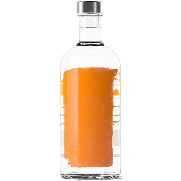 Absolut Orange Flavored Vodka Mandrin 80 - 50ML - Back