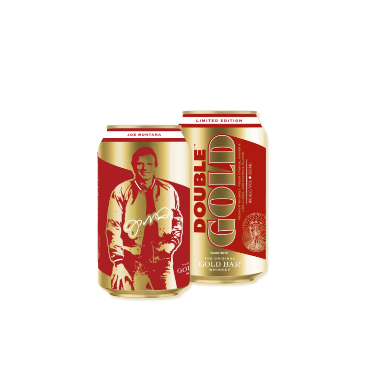Gold Bar Blended American Whiskey Double Gold Limited Edition 16 - 355ML - Front