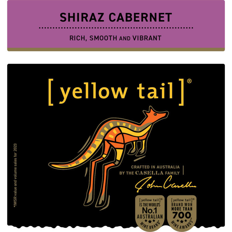 Yellow Tail Shiraz/Cabernet Sauvignon South Eastern Australia - 1.5L - Front Label