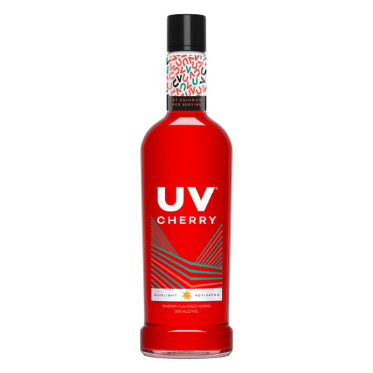 Uv Cherry Flavored Vodka 60 - 1.0L - Front