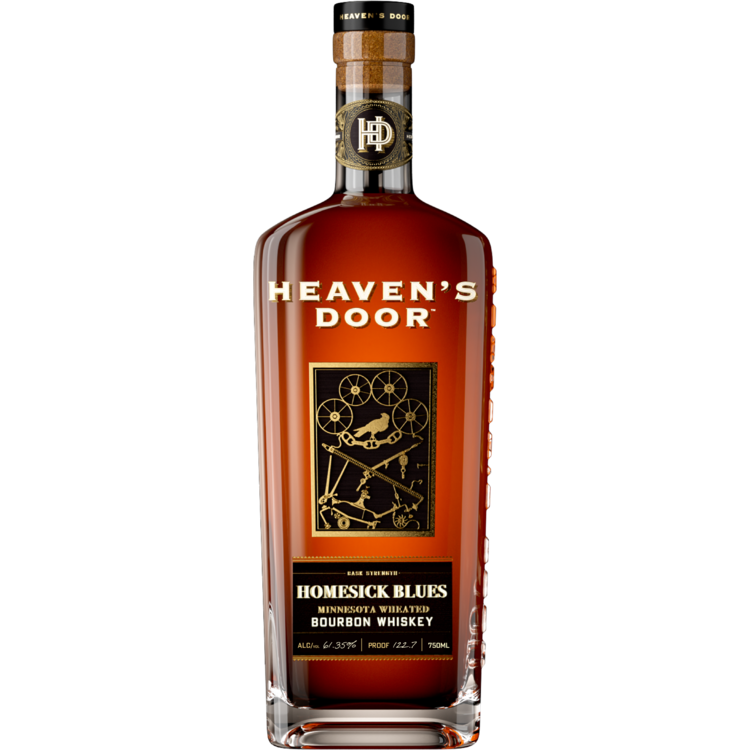 Heaven's Door Bourbon Home Sick Blues 6 Yr 122.7 - 750ML - Front
