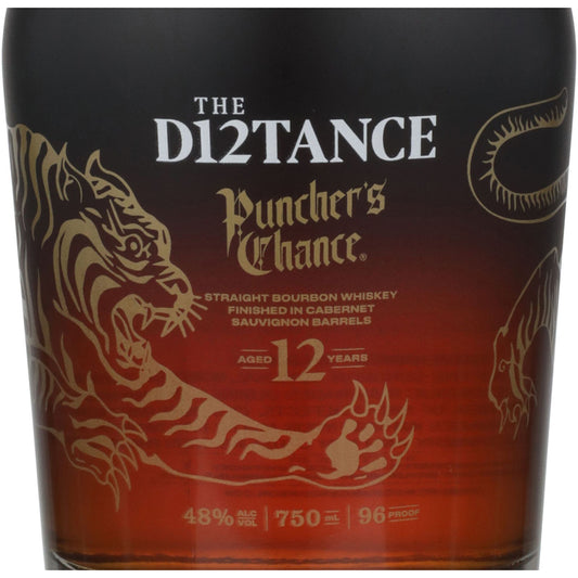Puncher's Chance Straight Bourbon The D12tance Finished In Cabernet Sa - 750ML - Front Label