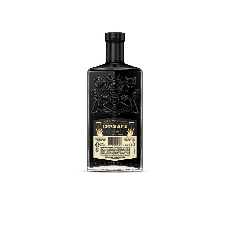 Mr Black Cold Brew Coffee Liqueur 50 - 750ML - Back