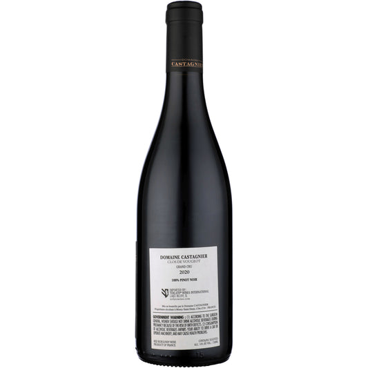 Domaine Castagnier Clos De Vougeot Grand Cru 2021 - 750ML - Back