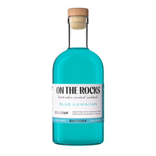 Otr-On The Rocks Blue Hawaiian With Cruzan Rum And Blue Curacao 40 - 750ML - Front