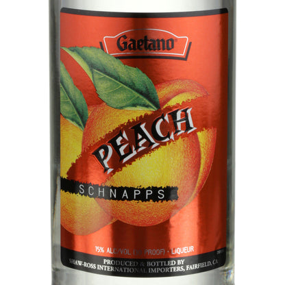 Gaetano Peach Schnapps 30 - 1.0L - Front Label