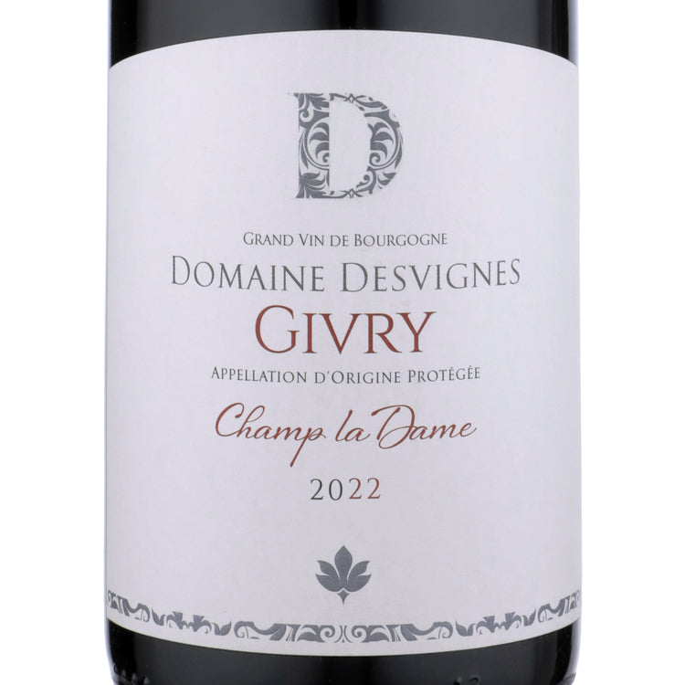 Domaine Desvignes Givry Champ La Dame 2022 - 750ML