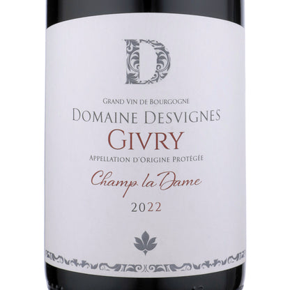 Domaine Desvignes Givry Champ La Dame 2022 - 750ML