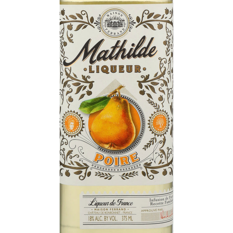 Mathilde Pear Liqueur Poires D'Anjou 36 - 375ML - Front Label