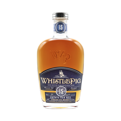 Whistlepig Straight Rye Whiskey Finished In Vermont Estate Oak 15 Yr 9 - 750ML - Front
