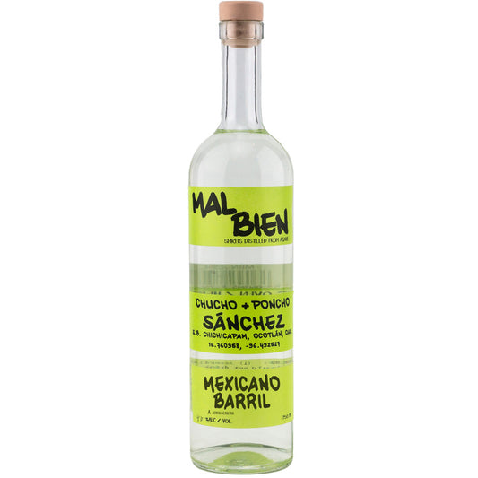 Mal Bien Mezcal Chucho Poncho Sanchez Mexicano Barril 92 - 750ML