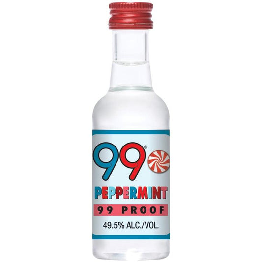 99 Brand Peppermint Schnapps 99 - 50ML - Front