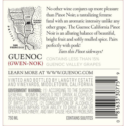 Guenoc Pinot Noir California - 750ML