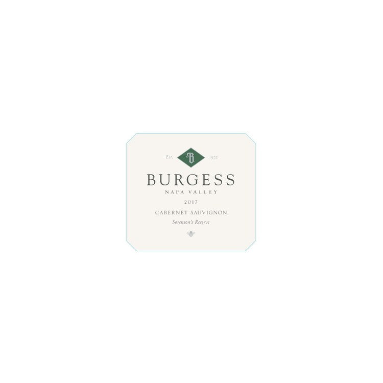 Burgess Cabernet Sauvignon Sorensons Reserve Napa Valley 2017 - 750ML