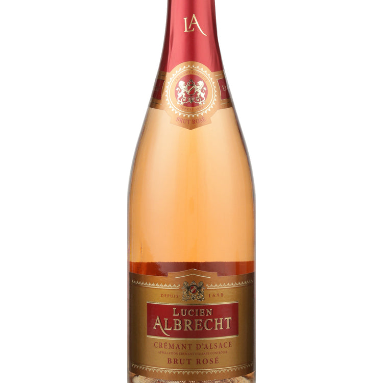 Lucien Albrecht Cremant D'Alsace Brut Rose - 1.5L - Front Label