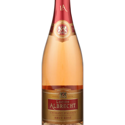 Lucien Albrecht Cremant D'Alsace Brut Rose - 1.5L - Front Label