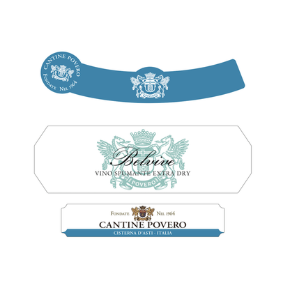 Cantine Povero Extra Dry Belvive Italy - 750ML - Front Label