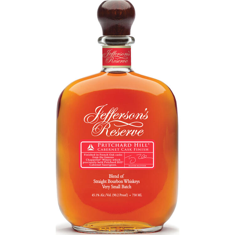 Jefferson's Straight Bourbon Reserve Pritchard Hill Cabernet Cask Fini - 750ML - Front
