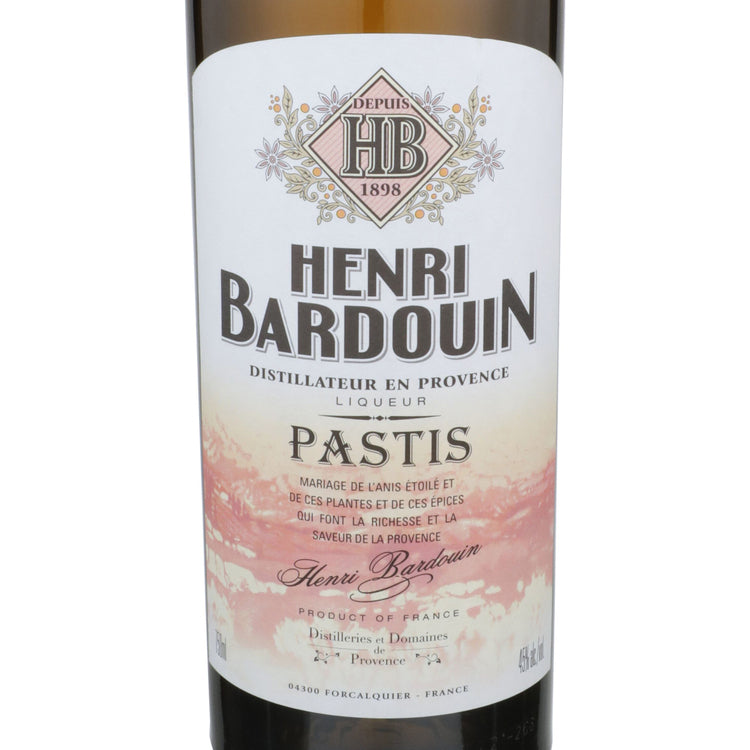 Henri Bardouin Pastis 90 - 750ML - Front Label