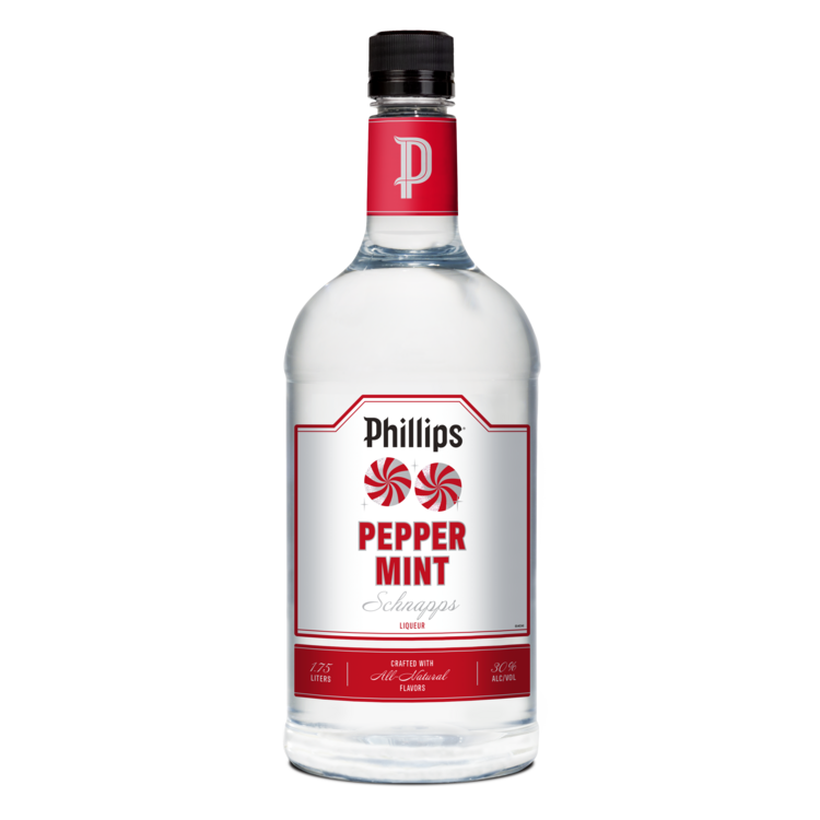 Phillips Peppermint Schnapps 60 - 1.75L - Front