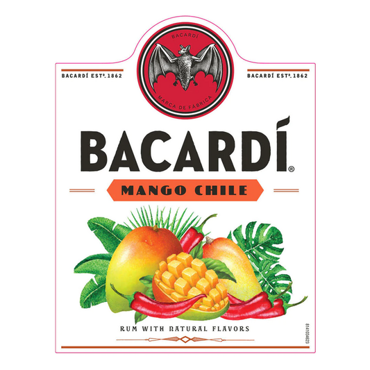 Bacardi Mango Chile Flavored Rum 70 - 1.0L - Front