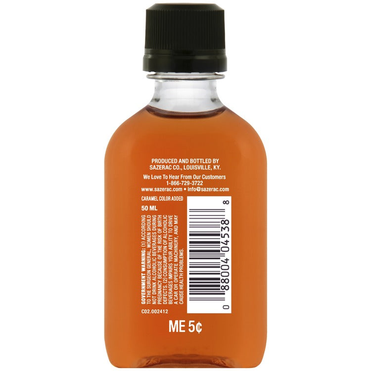 Paul Masson Peach Flavored Brandy Grande Amber 54 - 50ML - Back