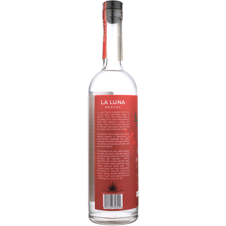 La Luna Mezcal Espadincillo Navideo 97.02 - 750ML - Back