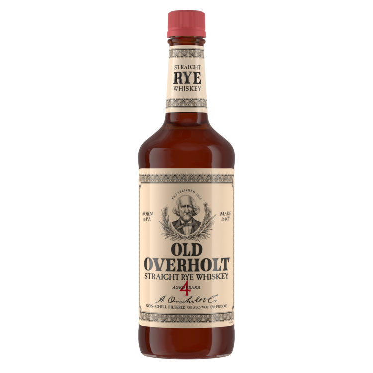 Old Overholt Straight Rye Whiskey 4 Yr 86 - 750ML