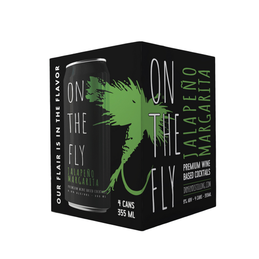 Dry Fly On The Fly Jalapeno Margarita Wine Based Cocktail - 355ML - Front