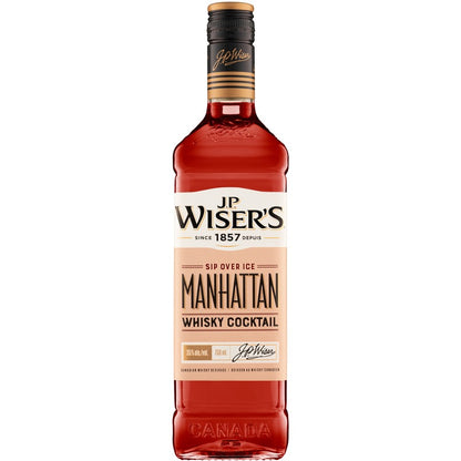 J.P. Wiser's Manhattan Whisky Cocktail 70 - 750ML - Front