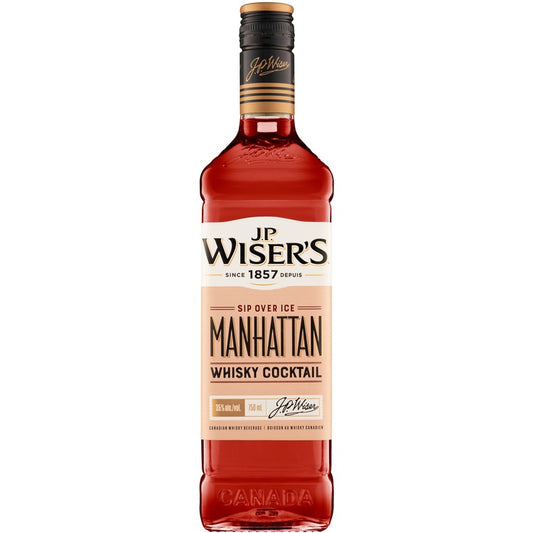 J.P. Wiser's Manhattan Whisky Cocktail 70 - 750ML - Front