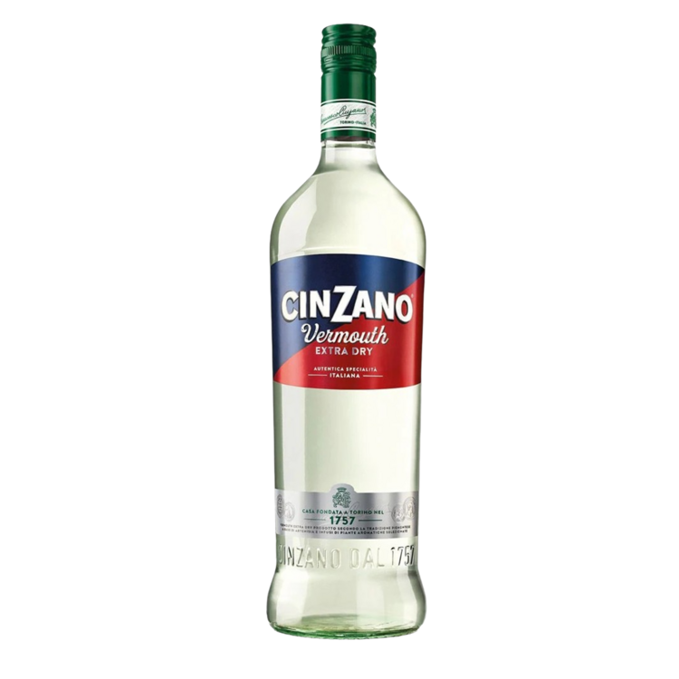 Cinzano Vermouth Extra Dry - 1.0L - Front