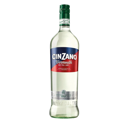 Cinzano Vermouth Extra Dry - 1.0L - Front