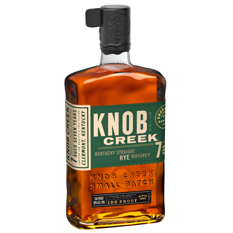 Knob Creek Straight Rye Whiskey Small Batch 7 Yr 100 - 750ML - Front Label