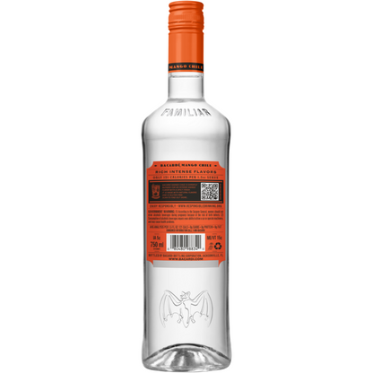 Bacardi Mango Chile Flavored Rum 70 W/ Tajin - 750ML - Back