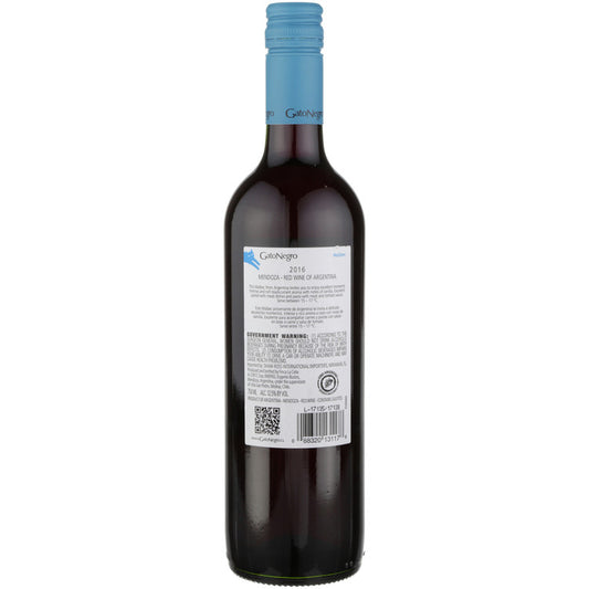Gato Negro Malbec Mendoza - 750ML - Back