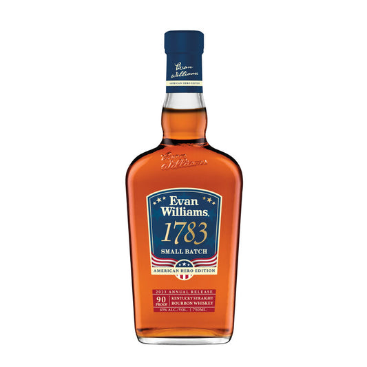 Evan Williams Straight Bourbon 1783 Small Batch American Hero Edition - 750ML - Front