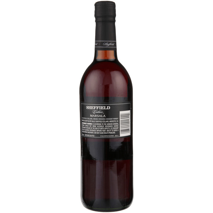 Sheffield Cellars Marsala Silver Lane California - 750ML - Back