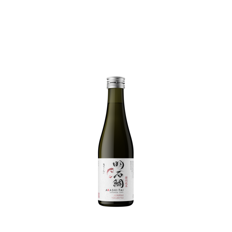Akashi Tai Junmai Sake Tokubetsu - 300ML - Front