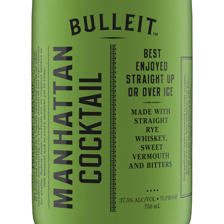 Bulleit Manhattan 75 - 750ML - Front Label