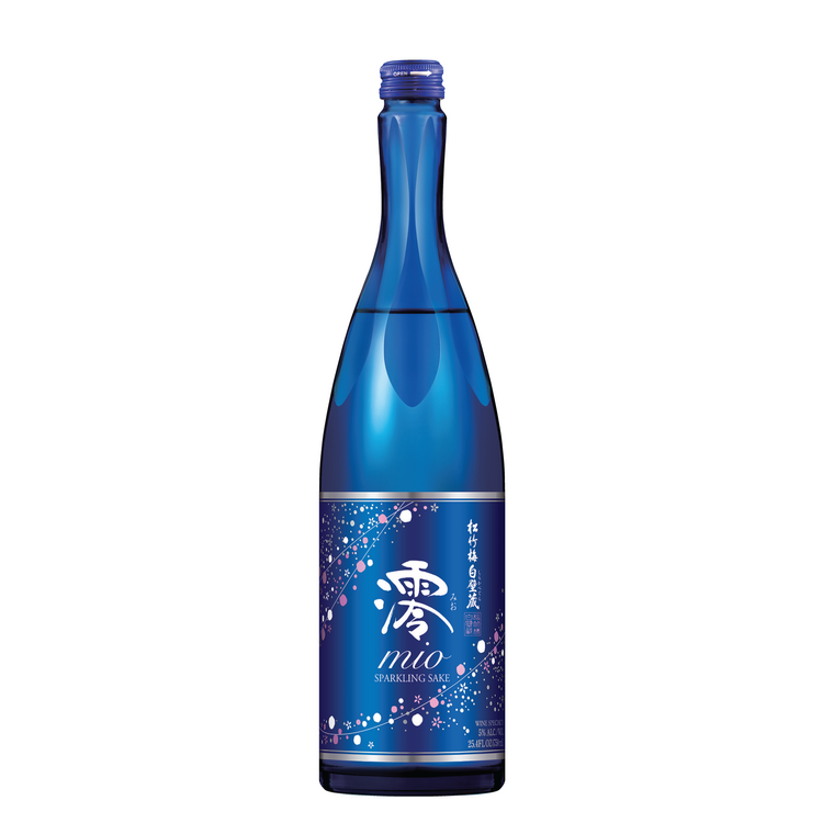 Sho Chiku Bai Sparkling Sake Mio Shirakabe Gura - 750ML - Front