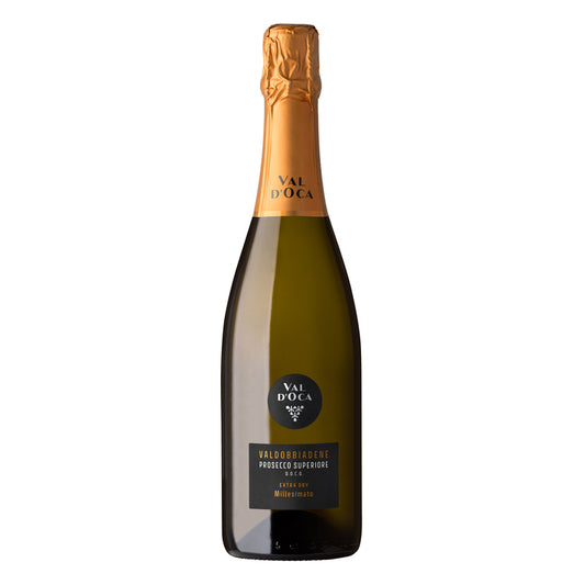Val D'Oca Valdobbiadene Prosecco Superiore Extra Dry Millesimato - 750ML - Front